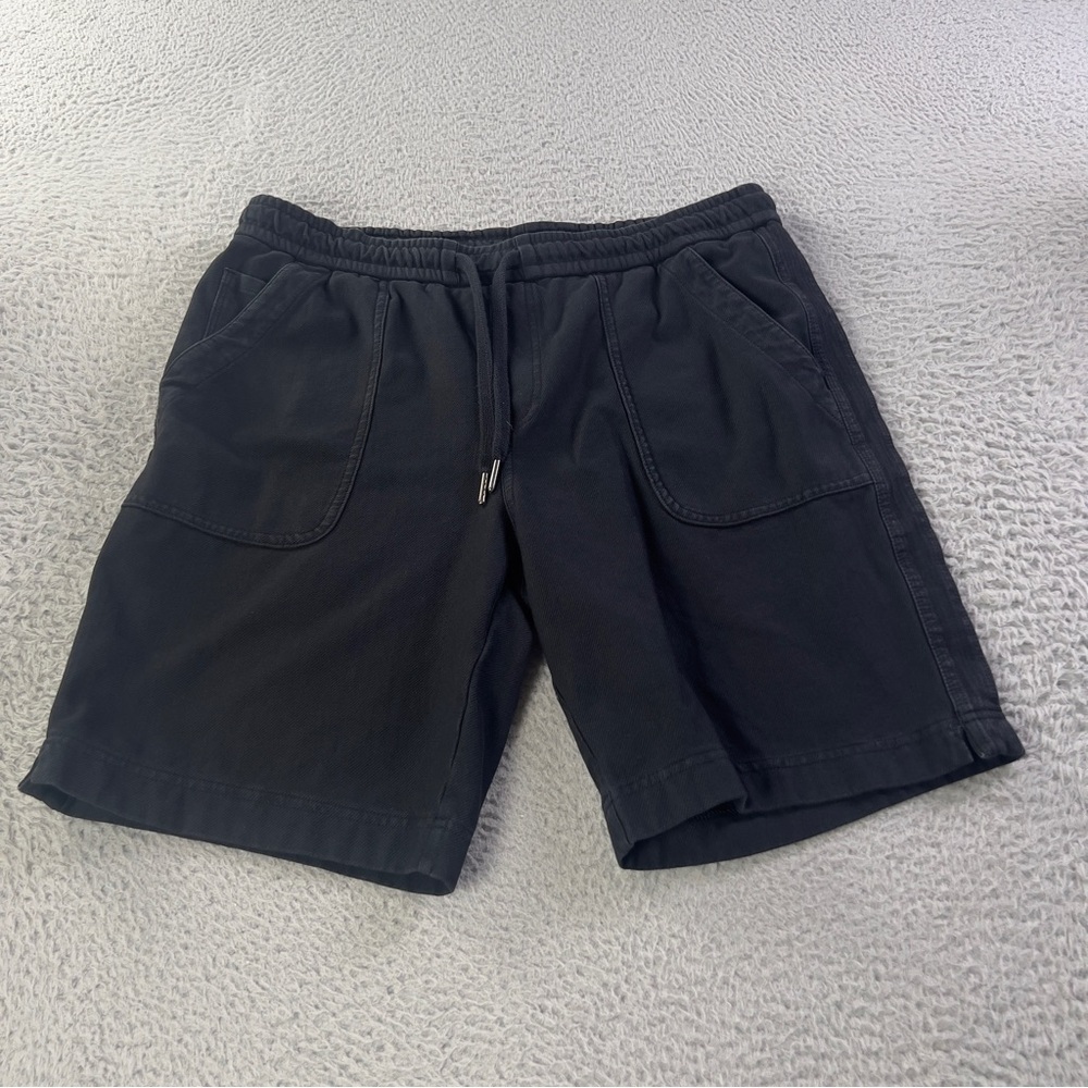 Athleta Farallon Bermuda Shorts Women 6 Black Elastic Waist Athletic Outdoors